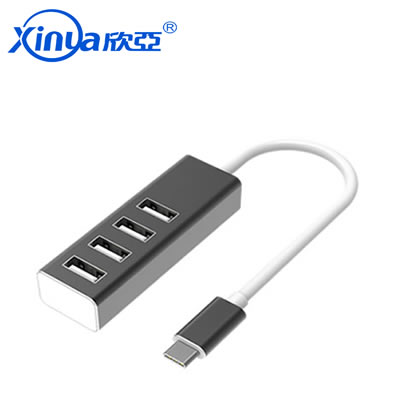 Type-C 轉(zhuǎn) 4 口 USB 轉(zhuǎn)接器