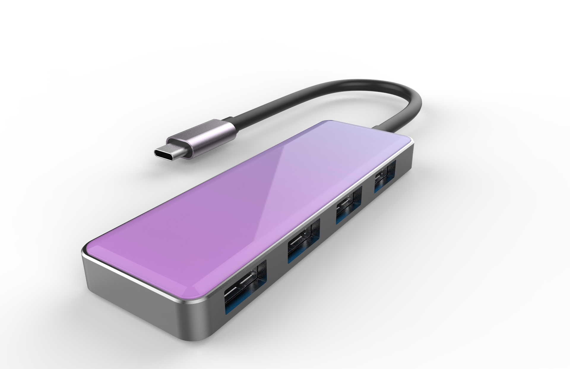 USB C Hub 4-in-1