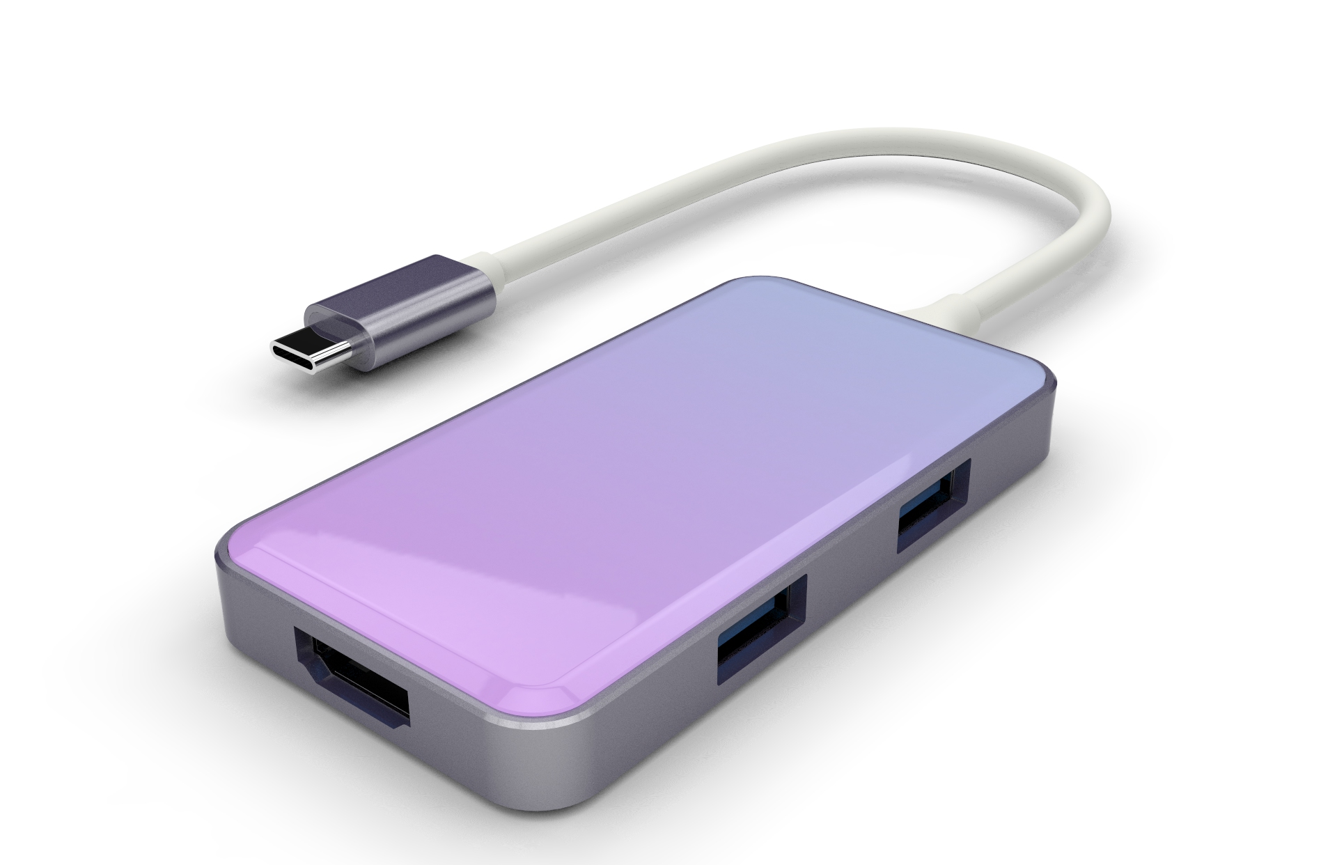 Type C Hub with PD+HDMI